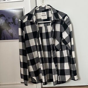 Black and white flannel